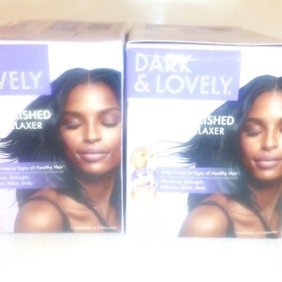 BX75 - 2x Dark & Lovely TRIPLE NOURISHED SILKENING RELAXER Hair Dye - Picture 6 of 6